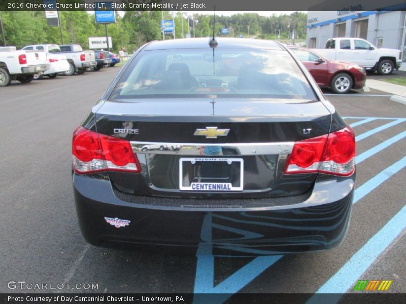 Black Granite Metallic / Jet Black 2016 Chevrolet Cruze Limited LT