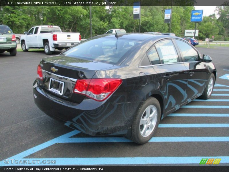 Black Granite Metallic / Jet Black 2016 Chevrolet Cruze Limited LT