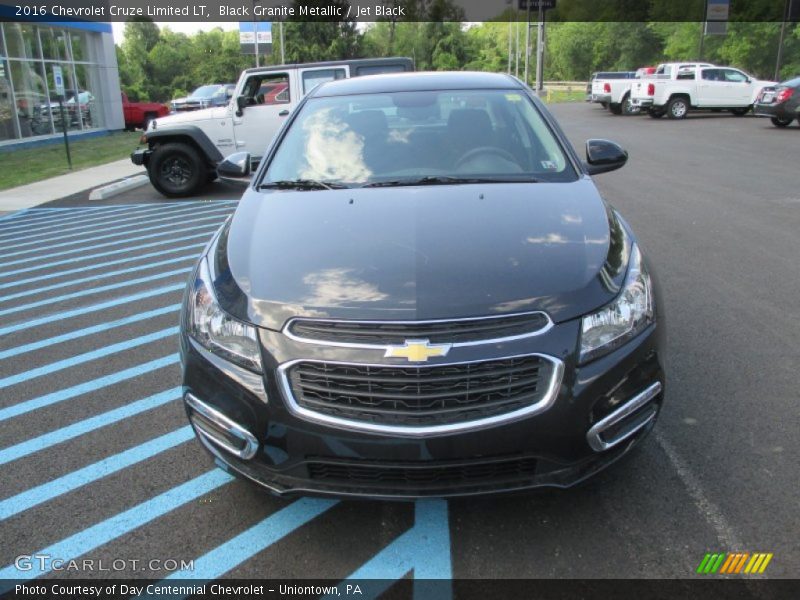 Black Granite Metallic / Jet Black 2016 Chevrolet Cruze Limited LT