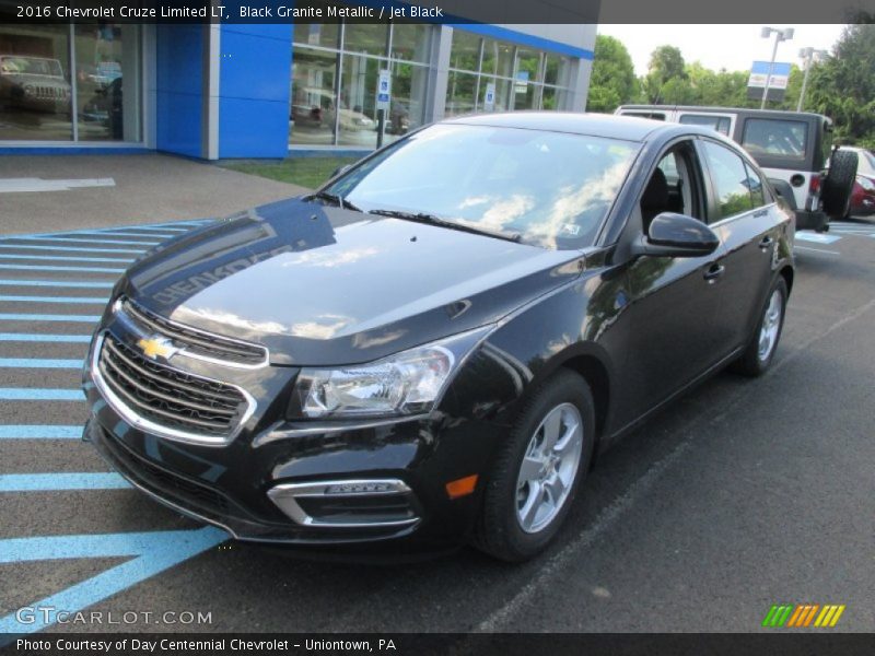 Black Granite Metallic / Jet Black 2016 Chevrolet Cruze Limited LT