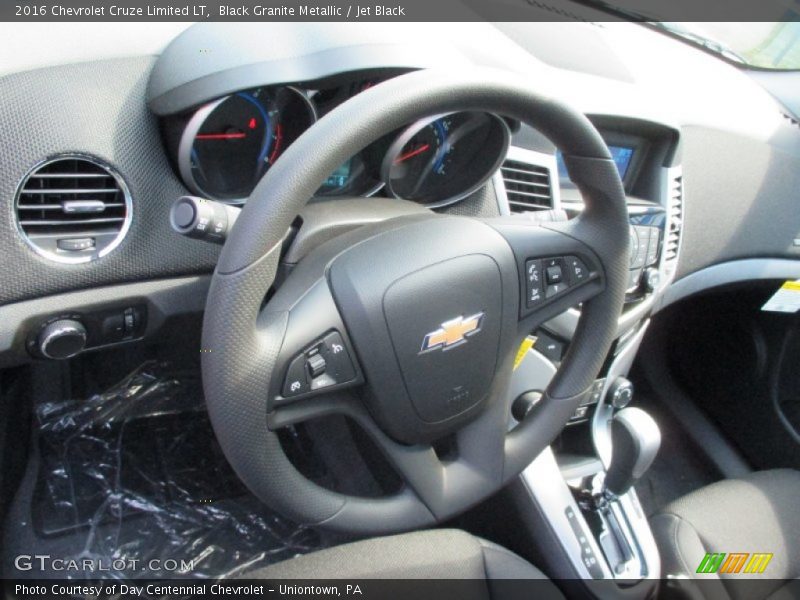 Black Granite Metallic / Jet Black 2016 Chevrolet Cruze Limited LT