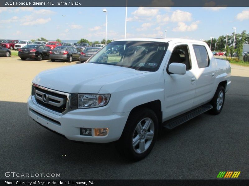 White / Black 2011 Honda Ridgeline RTL