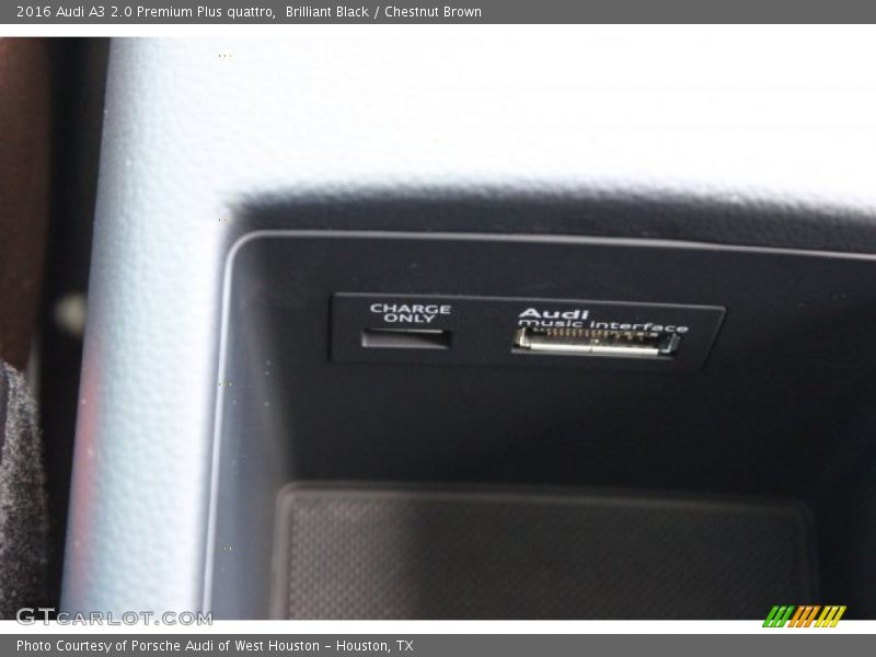 Brilliant Black / Chestnut Brown 2016 Audi A3 2.0 Premium Plus quattro