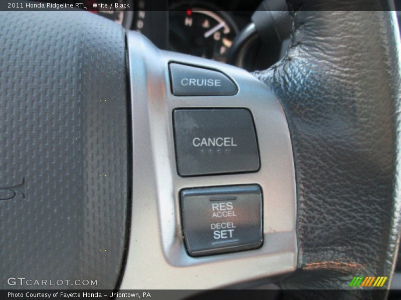 White / Black 2011 Honda Ridgeline RTL