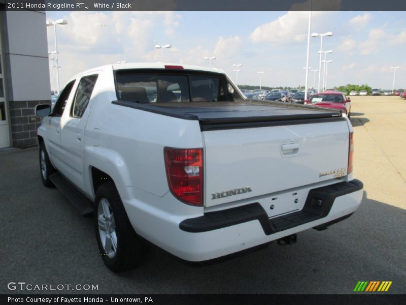 White / Black 2011 Honda Ridgeline RTL
