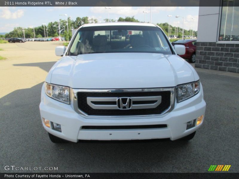 White / Black 2011 Honda Ridgeline RTL