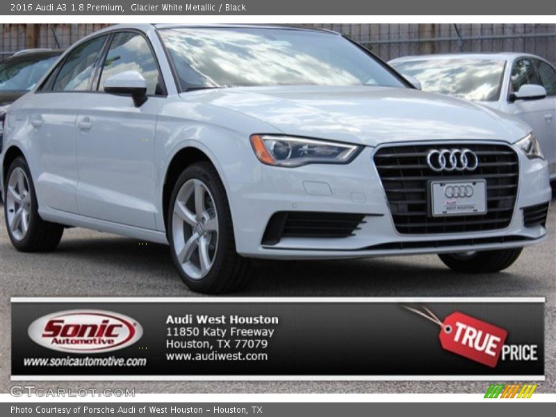 Glacier White Metallic / Black 2016 Audi A3 1.8 Premium