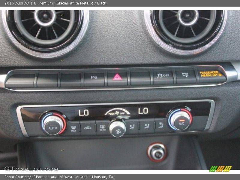 Glacier White Metallic / Black 2016 Audi A3 1.8 Premium
