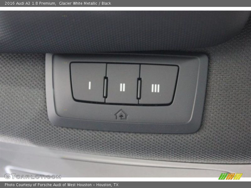 Glacier White Metallic / Black 2016 Audi A3 1.8 Premium