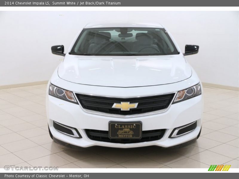 Summit White / Jet Black/Dark Titanium 2014 Chevrolet Impala LS