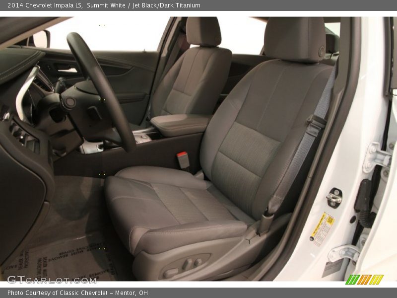 Summit White / Jet Black/Dark Titanium 2014 Chevrolet Impala LS