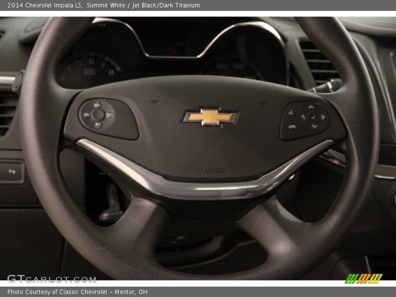Summit White / Jet Black/Dark Titanium 2014 Chevrolet Impala LS
