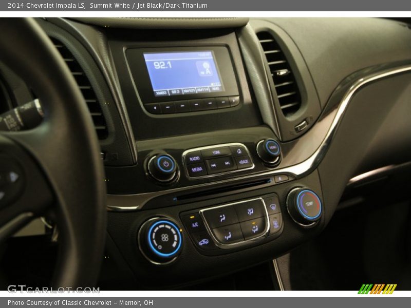 Summit White / Jet Black/Dark Titanium 2014 Chevrolet Impala LS
