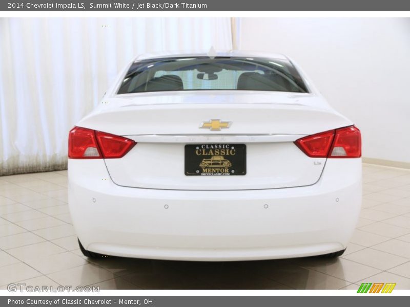 Summit White / Jet Black/Dark Titanium 2014 Chevrolet Impala LS
