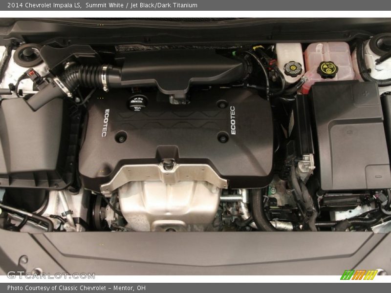 Summit White / Jet Black/Dark Titanium 2014 Chevrolet Impala LS