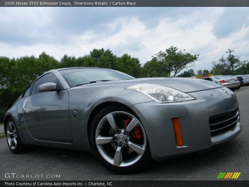 Silverstone Metallic / Carbon Black 2006 Nissan 350Z Enthusiast Coupe