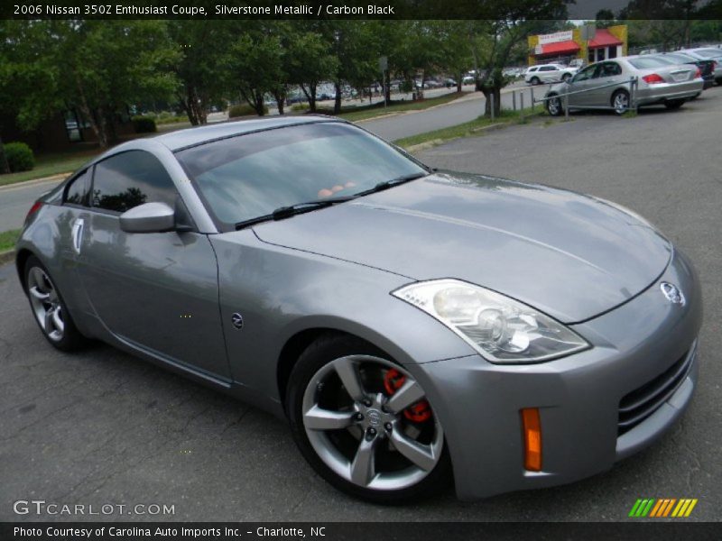 Silverstone Metallic / Carbon Black 2006 Nissan 350Z Enthusiast Coupe
