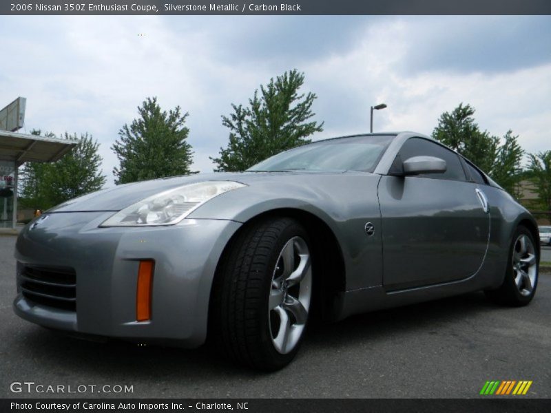 Silverstone Metallic / Carbon Black 2006 Nissan 350Z Enthusiast Coupe