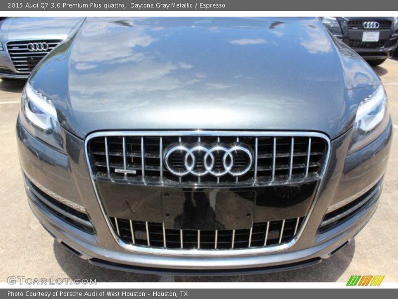 Daytona Gray Metallic / Espresso 2015 Audi Q7 3.0 Premium Plus quattro