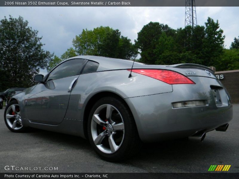 Silverstone Metallic / Carbon Black 2006 Nissan 350Z Enthusiast Coupe