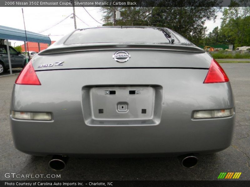 Silverstone Metallic / Carbon Black 2006 Nissan 350Z Enthusiast Coupe