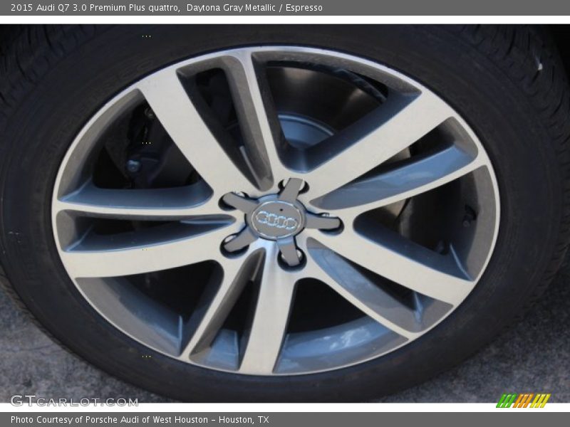 Daytona Gray Metallic / Espresso 2015 Audi Q7 3.0 Premium Plus quattro