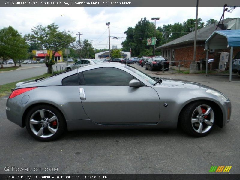 Silverstone Metallic / Carbon Black 2006 Nissan 350Z Enthusiast Coupe