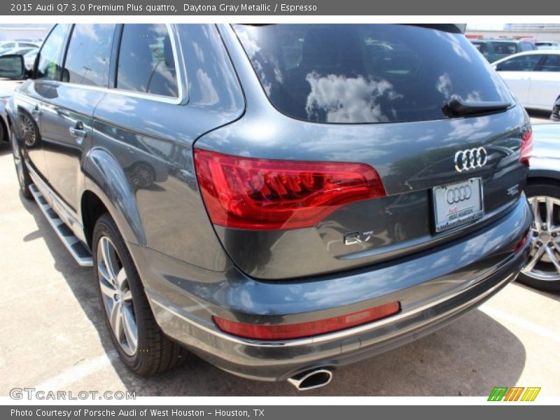 Daytona Gray Metallic / Espresso 2015 Audi Q7 3.0 Premium Plus quattro