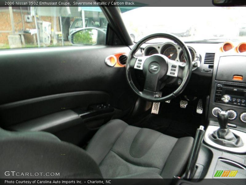 Silverstone Metallic / Carbon Black 2006 Nissan 350Z Enthusiast Coupe