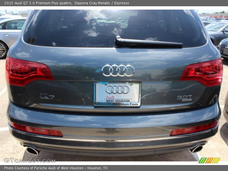 Daytona Gray Metallic / Espresso 2015 Audi Q7 3.0 Premium Plus quattro