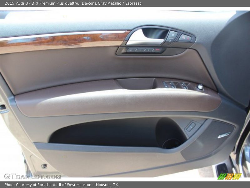 Daytona Gray Metallic / Espresso 2015 Audi Q7 3.0 Premium Plus quattro