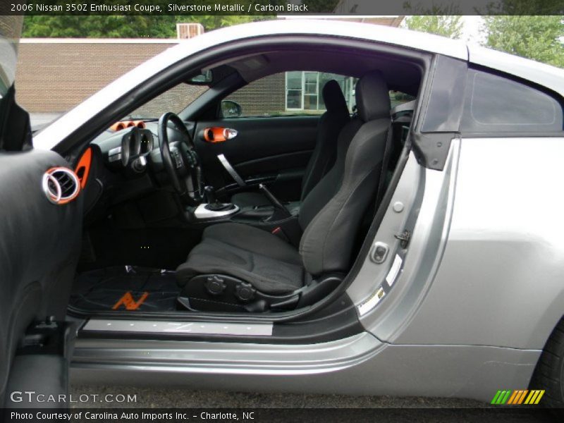 Silverstone Metallic / Carbon Black 2006 Nissan 350Z Enthusiast Coupe