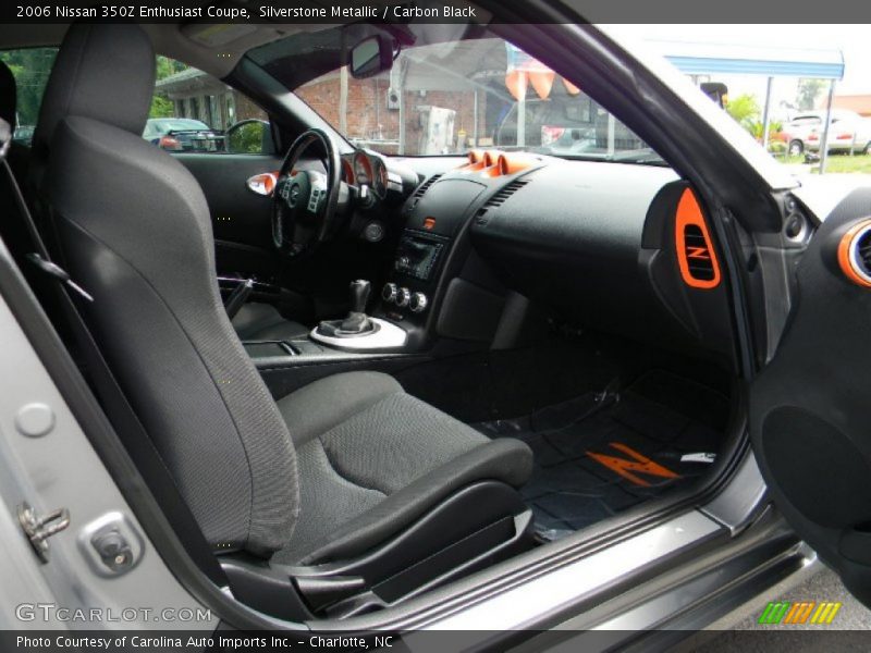 Silverstone Metallic / Carbon Black 2006 Nissan 350Z Enthusiast Coupe