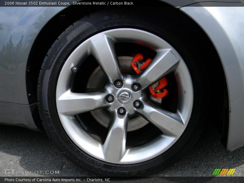 Silverstone Metallic / Carbon Black 2006 Nissan 350Z Enthusiast Coupe
