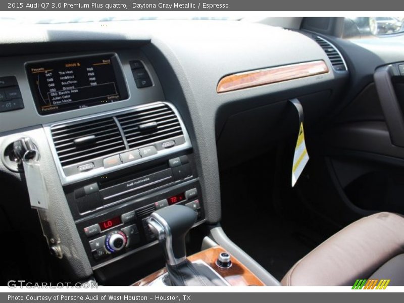 Daytona Gray Metallic / Espresso 2015 Audi Q7 3.0 Premium Plus quattro