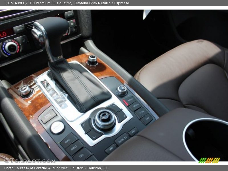 Daytona Gray Metallic / Espresso 2015 Audi Q7 3.0 Premium Plus quattro