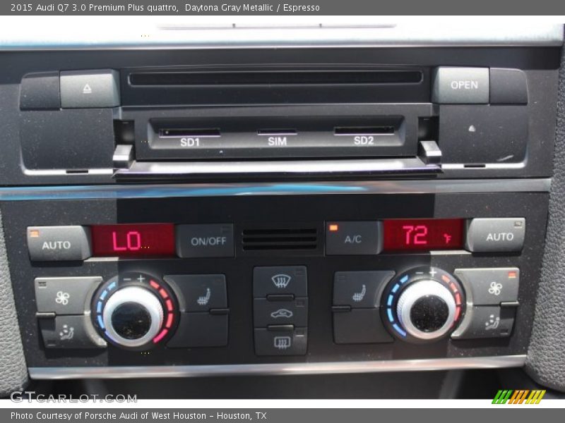 Daytona Gray Metallic / Espresso 2015 Audi Q7 3.0 Premium Plus quattro