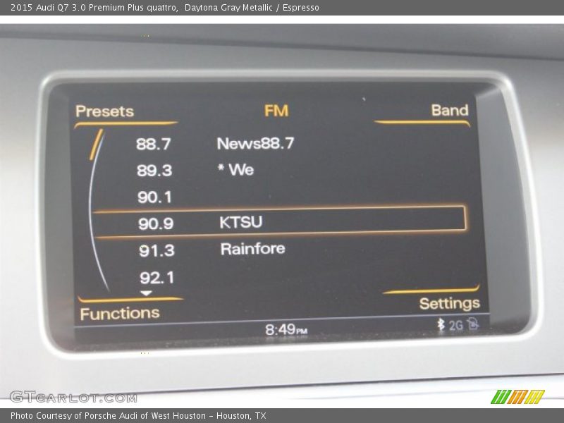 Daytona Gray Metallic / Espresso 2015 Audi Q7 3.0 Premium Plus quattro