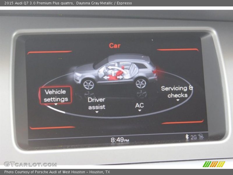 Daytona Gray Metallic / Espresso 2015 Audi Q7 3.0 Premium Plus quattro