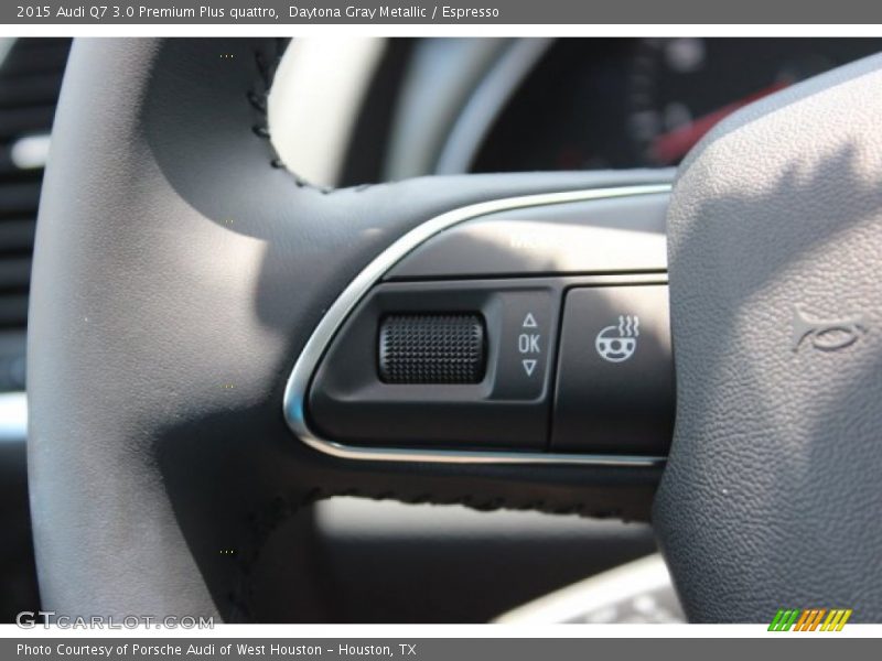 Daytona Gray Metallic / Espresso 2015 Audi Q7 3.0 Premium Plus quattro