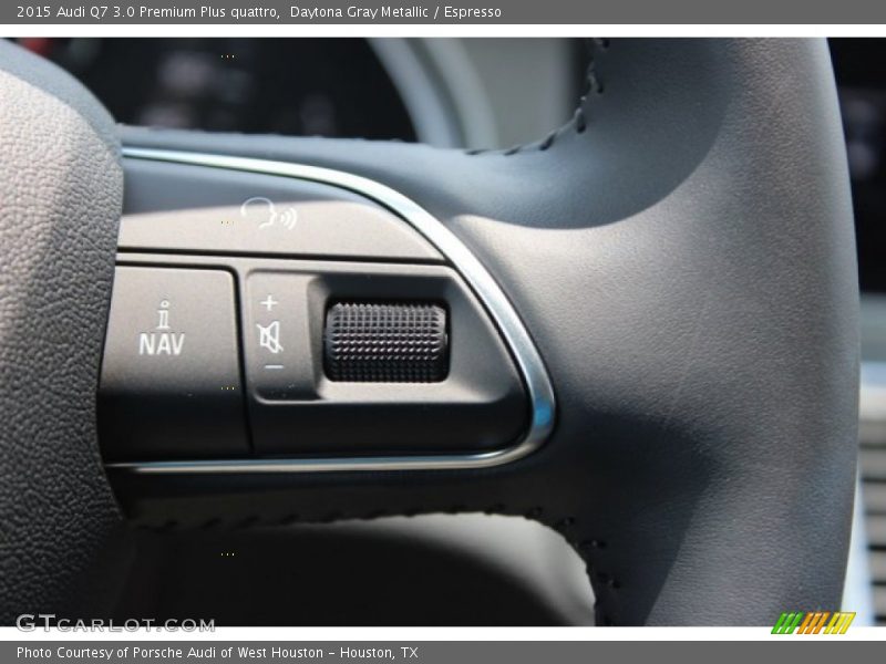 Daytona Gray Metallic / Espresso 2015 Audi Q7 3.0 Premium Plus quattro