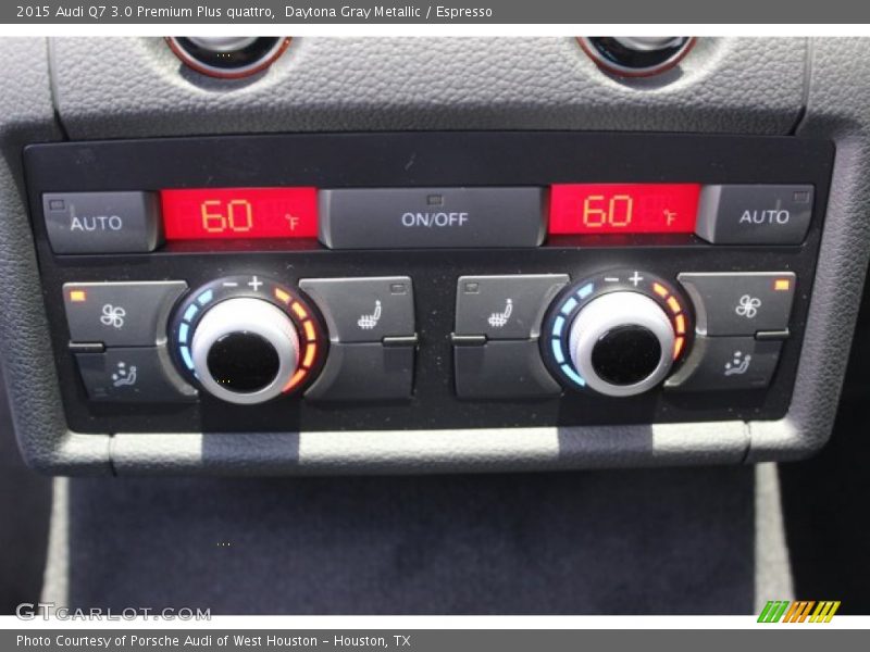 Daytona Gray Metallic / Espresso 2015 Audi Q7 3.0 Premium Plus quattro