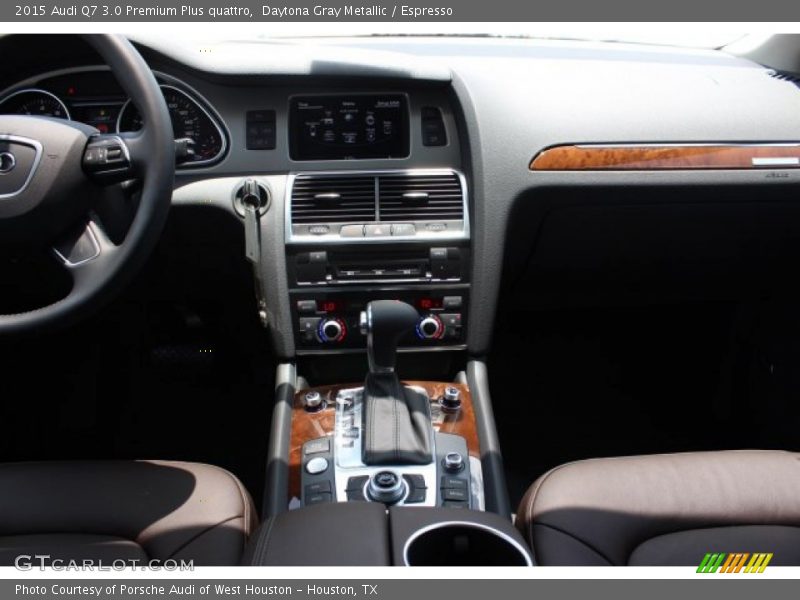 Daytona Gray Metallic / Espresso 2015 Audi Q7 3.0 Premium Plus quattro