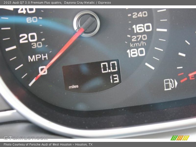 Daytona Gray Metallic / Espresso 2015 Audi Q7 3.0 Premium Plus quattro