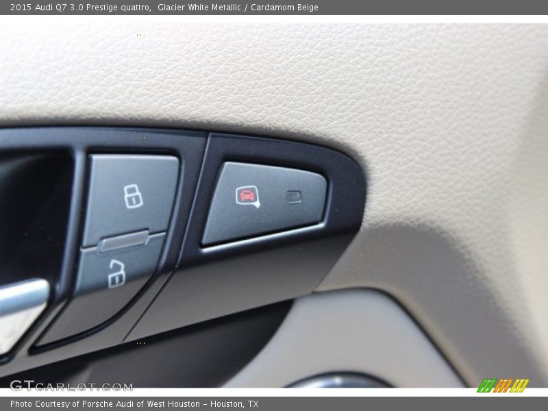 Glacier White Metallic / Cardamom Beige 2015 Audi Q7 3.0 Prestige quattro
