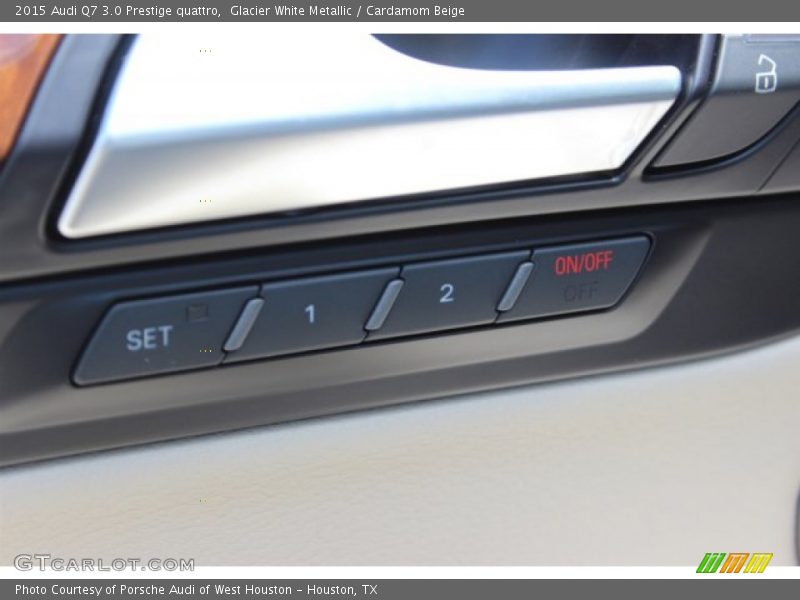 Glacier White Metallic / Cardamom Beige 2015 Audi Q7 3.0 Prestige quattro