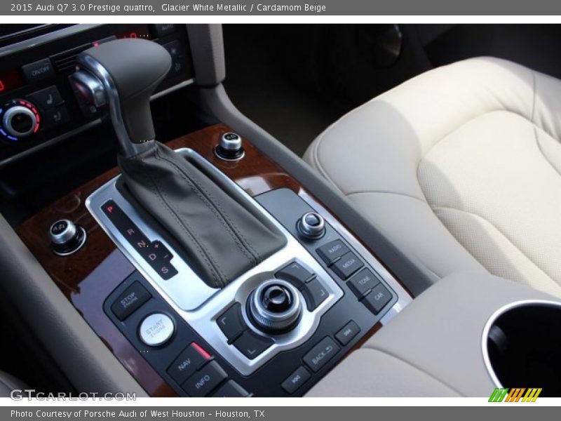 Glacier White Metallic / Cardamom Beige 2015 Audi Q7 3.0 Prestige quattro