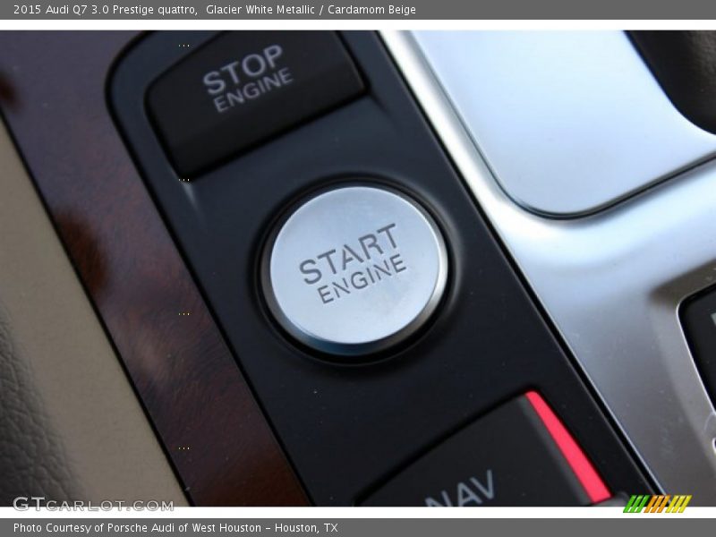 Glacier White Metallic / Cardamom Beige 2015 Audi Q7 3.0 Prestige quattro