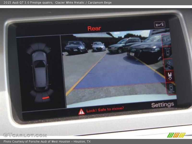Glacier White Metallic / Cardamom Beige 2015 Audi Q7 3.0 Prestige quattro