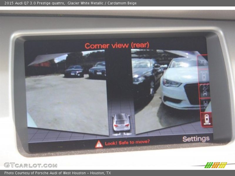 Glacier White Metallic / Cardamom Beige 2015 Audi Q7 3.0 Prestige quattro